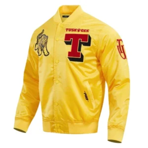Tuskegee golden tigers classic satin jacket