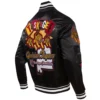 Tuskegee golden tigers homecoming satin black jacket