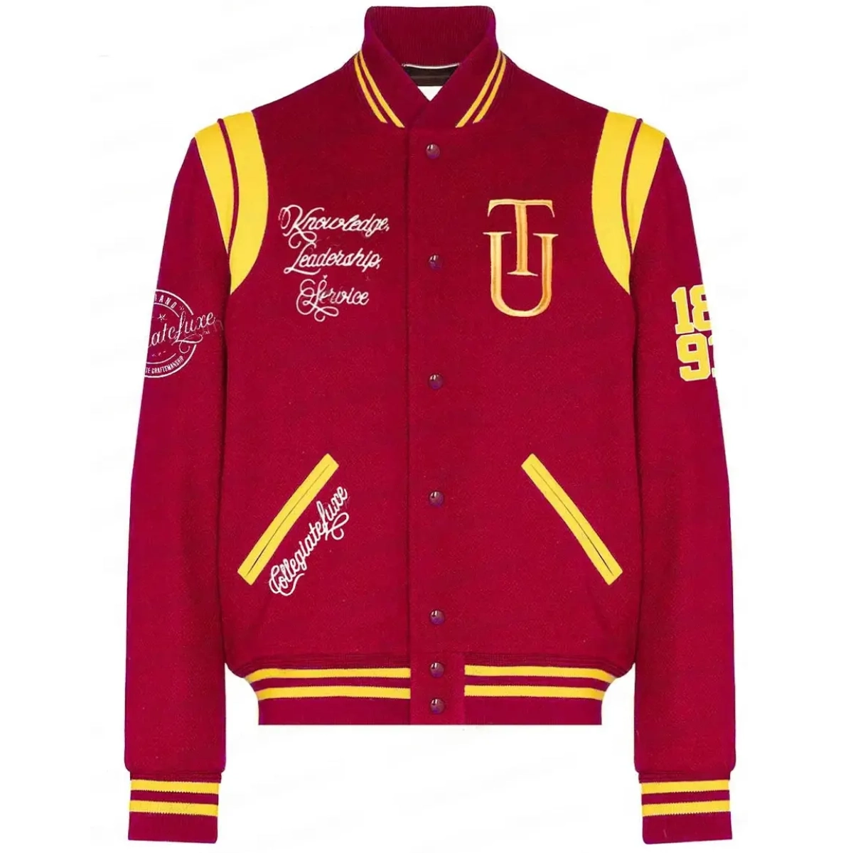 Tuskegee golden tigers wool jacket