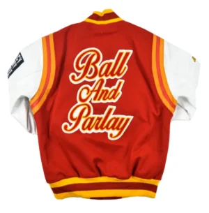 Tuskegee university motto 20 red white wool leather varsity jacket 2