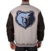 Two tone memphis grizzlies gray black jacket