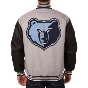 Two tone memphis grizzlies gray black jacket
