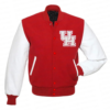 University of houston red varsity jacket