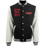 UNLV Rebels Vintage Full-Snap Black Polyester Jacket