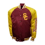 USC Trojans The Game Red/Yellow Satin Jacket
