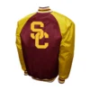 Usc trojans franchise club the game satin varsity jacket 2