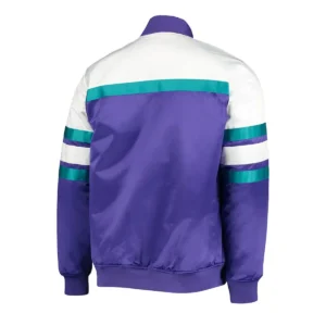 Utah jazz special script purple satin jacket