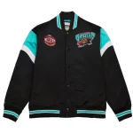 Vancouver Grizzlies Cooperstown Heavyweight Black Satin Jacket