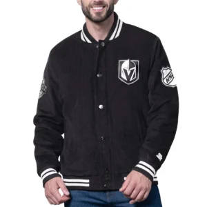Vegas golden knights blackout corduroy jacket