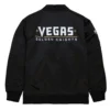 Vegas golden knights current logo black satin jacket