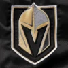 Vegas golden knights enforcer full snap satin varsity jacket blackgold 3