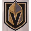 Vegas golden knights front hit gray polyester varsity jacket