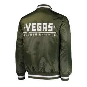 Vegas golden knights full snap satin jacket