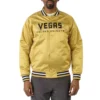 Vegas golden knights gold satin jacket