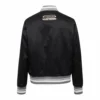 Vegas golden knights script tail womens satin jacket black 3