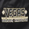 Vegas golden knights script tail womens satin jacket black 5