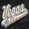 Vegas golden knights script tail womens satin jacket black 6