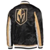 Vegas golden knights the ace satin varsity jacket black 1