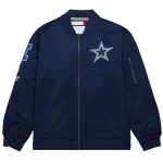 Dallas Cowboys Lightweight Navy Satin Jacket