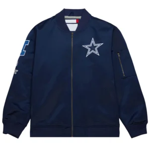 Vintage logo dallas cowboys navy jacket