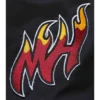 Vintage logo miami heat bomber jacket