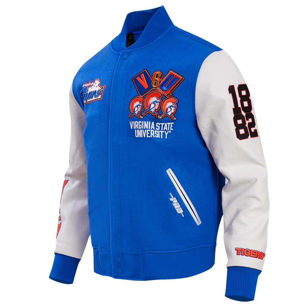 Virginia cavaliers homecoming wool leather jacket
