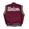 Virginia union university motto 30 maroon white wool leather varsity jacket 2