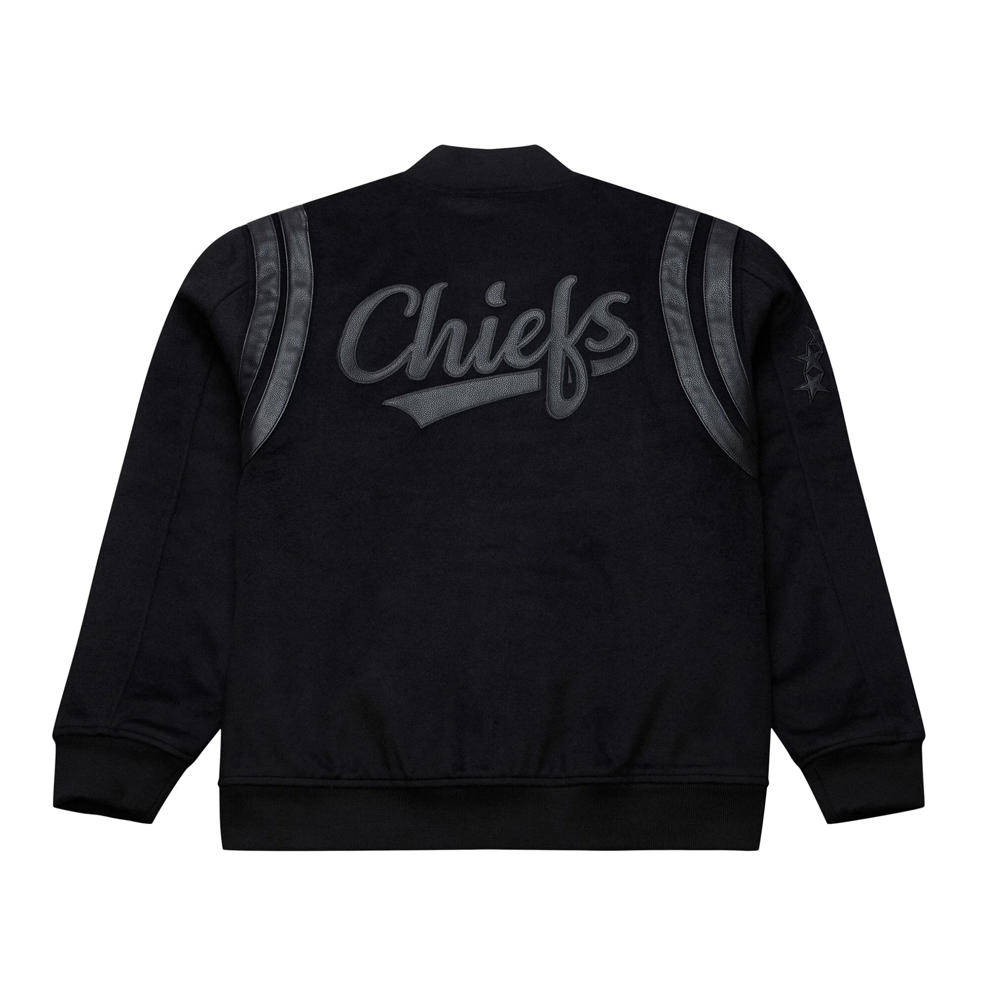 Walk the tunnel kansas city chiefs hardwood black wool jacket