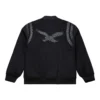 Walk the tunnel philadelphia eagles black wool jacket 1