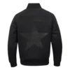 Washed vanguard dallas cowboys full black varsity jacket