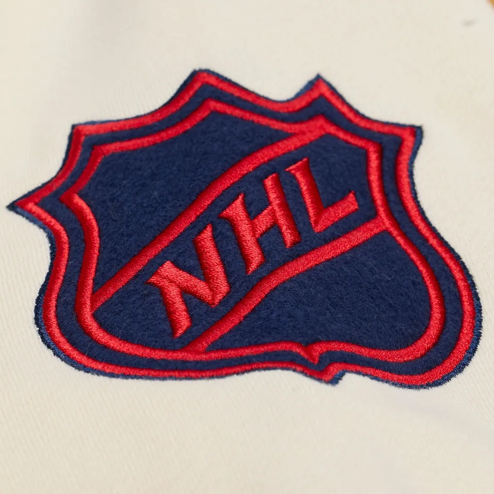 Washington capitals browncream dusted hooded sleeve logo