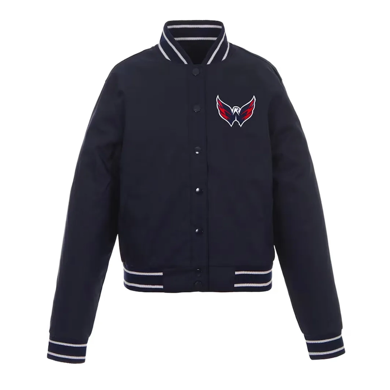 Washington capitals front hit navy jacket