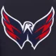 Washington capitals front hit polyester varsity jacket