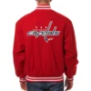 Washington capitals one color wool varsity jacket red 1 1