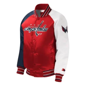 Washington capitals youth full snap jacket