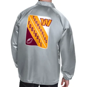 Washington commanders gray coaches jacket