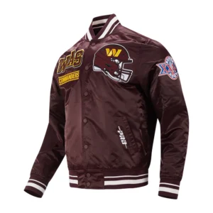 Washington commanders mashup satin jacket
