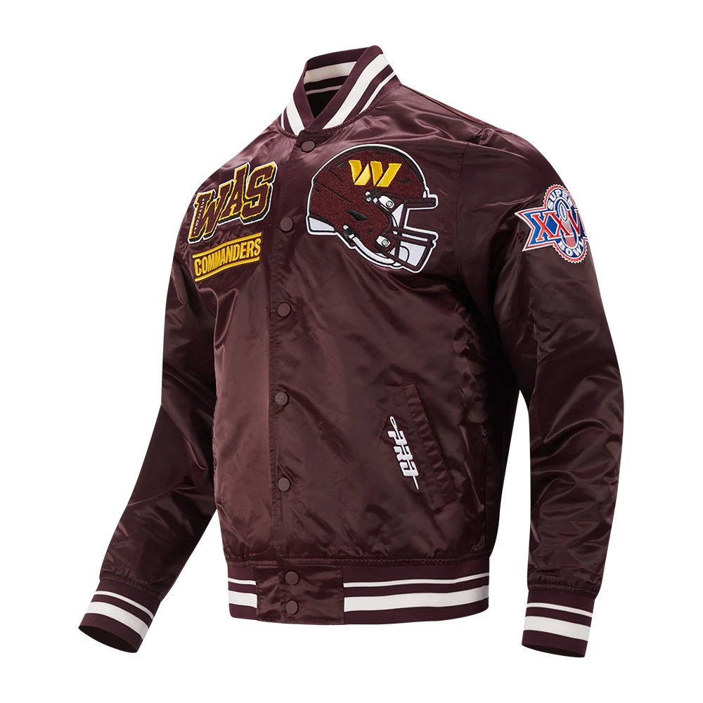 Washington commanders mashup satin jacket