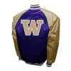 Washington huskies franchise club the game satin varsity jacket 1
