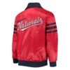 Washington nationals the captain ii satin varsity jacket red 2