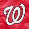 Washington nationals the captain ii satin varsity jacket red 3