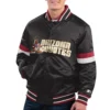 Washington wizards home game satin varsity jacket navy 2