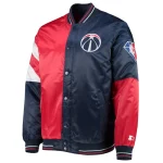Washington Wizards Leader Red/Navy Satin Jacket