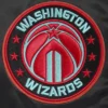 Washington wizards pro standard 2023 24 city edition black satin varsity jacket 3