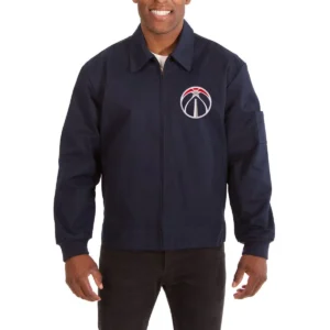 Washington wizards workwear blue bomber jacket