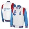 White blue houston oilers the all american jacket