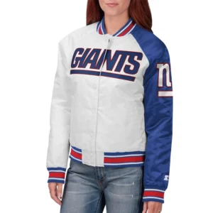 White royal new york giants hometown jacket