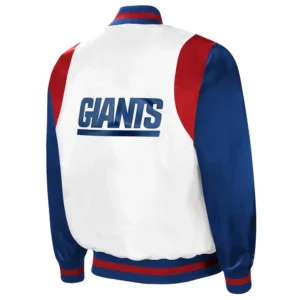 White royal ny giants retro the all american jacket