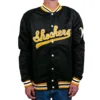 Wichita state shockers script vintage varsity jacket black 1 1