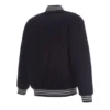Winnipeg jets one color navy wool jacket